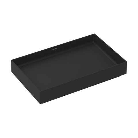 Hansgrohe Xuniva opzetwaskom - 65x40x12cm - rond - mat zwart SW1413589