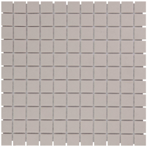 The Mosaic Factory London mozaïektegel - 30x30cm - 6mm - vierkant - R11 - mat porselein white SW104831