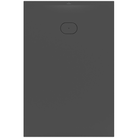 Villeroy & Boch Ecora douchebak - 150x100x3.5cm - afvoer korte zijde - anthracite (antraciet) SW1558870