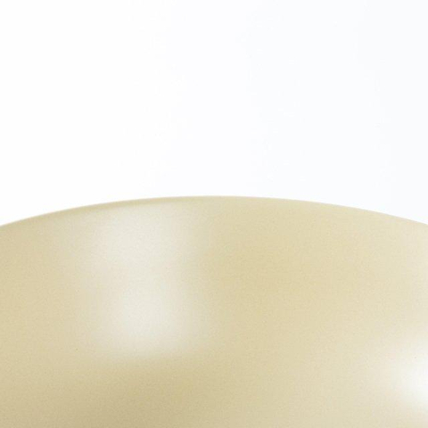 QeramiQ Dely Vasque - 40x40x13.5cm - ronde - céramique - beige SW1102407