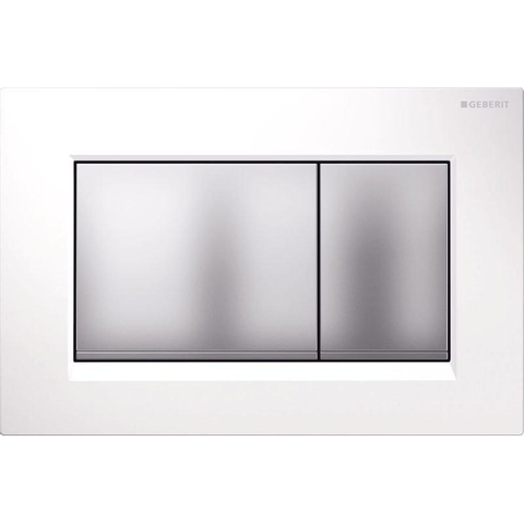 Villeroy & Boch Subway 2.0 DirectFlush Toiletset - softclose geberit reservoir bedieningsplaat chroom sigma30 - wit SW106383