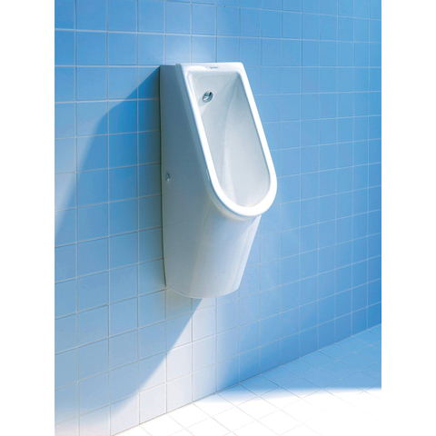 Duravit Starck 3 Urinoir - met sproeikop - met achterinlaat - met sifon - met bevestiging - wit 0290484