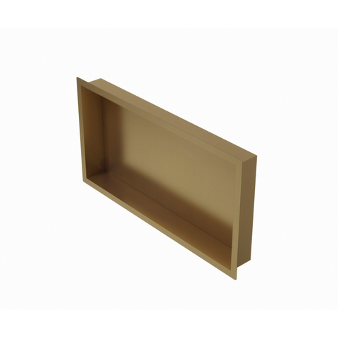 Fortifura Galeria Inbouwnis - 30x60x10cm - PVD - geborsteld messing (goud) SW798749
