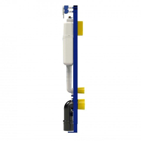 Wisa XS inbouwreservoir - 38x16x118cm - frontbediening - grijs 0704408