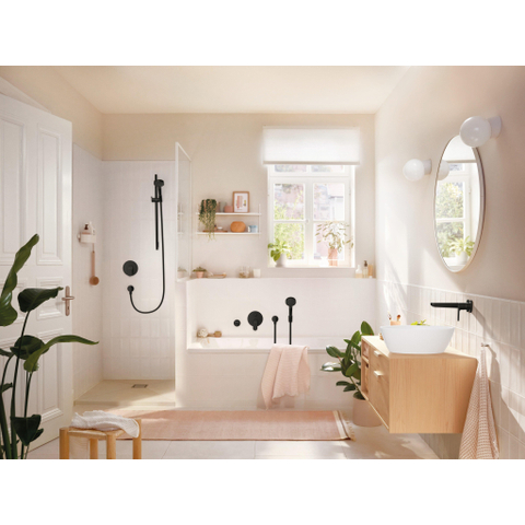 Hansgrohe Rebris s Eengreeps badmengkraan - inbouw - voor iBox universal - mat zwart SW803090