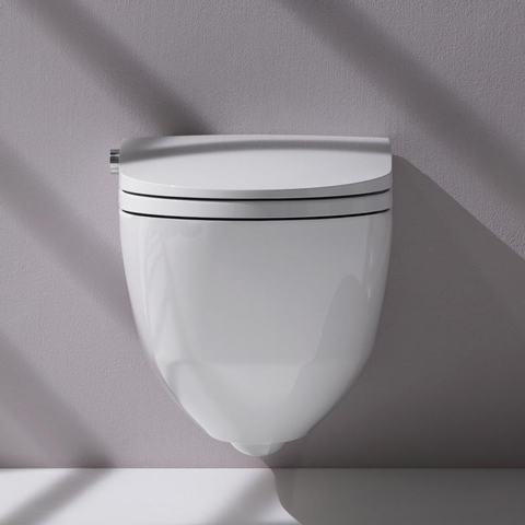 Laufen Cleanet Riva WC lavant – aspiration des odeurs & 7 niveaux – blanc brillant LCC SW87194