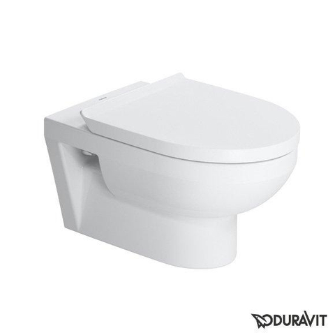 Duravit DuraStyle toiletset hangtoilet – Rimless – diepte 54 cm – met softclose zitting en fontein 36 x 22 cm – glans wit SW491618
