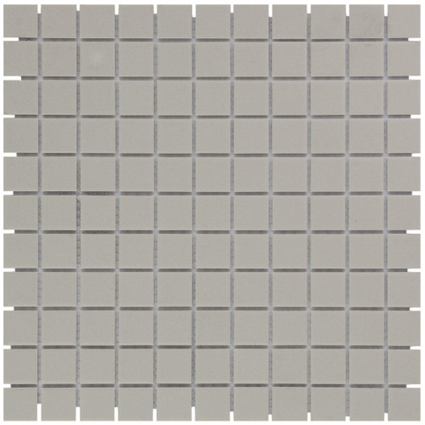 The Mosaic Factory London mozaïektegel - 30x30cm - 6mm - vierkant - R11 - mat porselein grey (grijs) SW157483