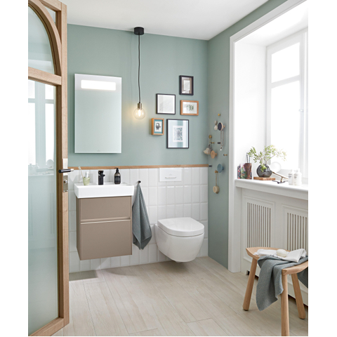 Villeroy & Boch Subway 2.0 wandcloset - diepspoel DirectFlush - inclusief ViFresh - 37x56cm CeramicPlus - White Alpine (glans wit) SW60342