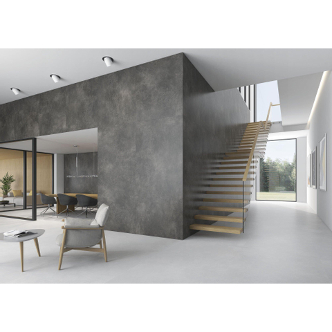 Terravito Velaro carreau mural - 5x60cm - Rectangulaire - 9mm - rectifié - effet béton - Glaciar SW159301