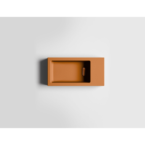Clou Flush 3 fontaine 36x18cm sans trou de robinet à droite mat it sable céramique SW795728