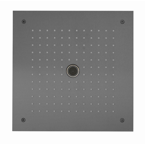 Crosswater MPRO Hoofddouche - 38x38cm - 2 straalsoorten - slate gunmetal (antraciet) SW927988