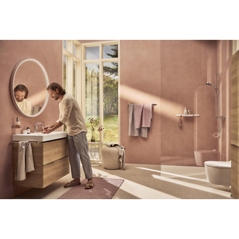 Hansgrohe Tecturis s Eengreeps wastafelkraan - 110 Fine - coolstart - met PopUp - trekwaste - hoogglans chroom SW918774