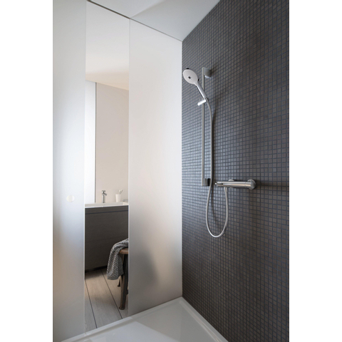 Duravit B.1 Thermostatische douchemengkraan - opbouw - 260x118x40mm - hoogglans chroom SW420803