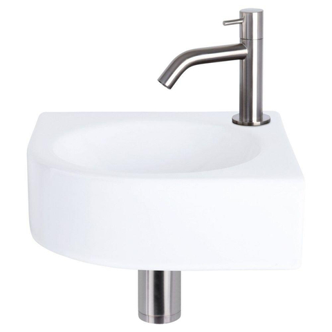 Differnz Cleo fontein keramiek 30 x 30 x 10 cm wit OUTLETSTORE STORE43746