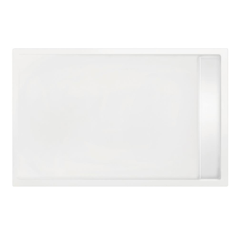 Xenz Easy Tray receveur de douche - 110x80x5cm - acrylique - sans cache-caniveau - blanc SW379310
