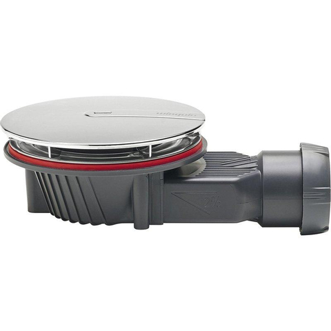 Wirquin Slim+ Bonde de receveur de douche - peu profonde 40mm - avec couvercle en ABS - chromé SW718774