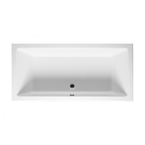 RIHO Lusso baignoire îlot 170x75cm Blanc brillant 310460