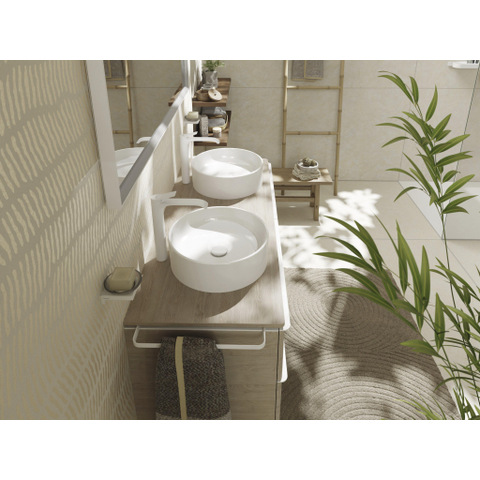 Hansgrohe VIVENIS ééngreeps wastafelmengkraan 252 zonder afvoer mat wit SW642513