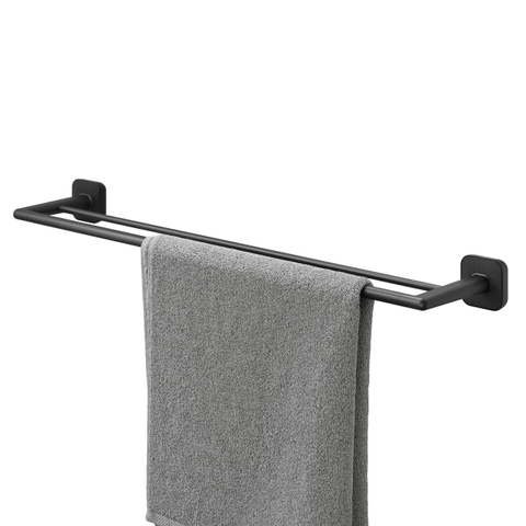 Tiger Carv Porte-serviettes double 65,2 cm Noir SW877209