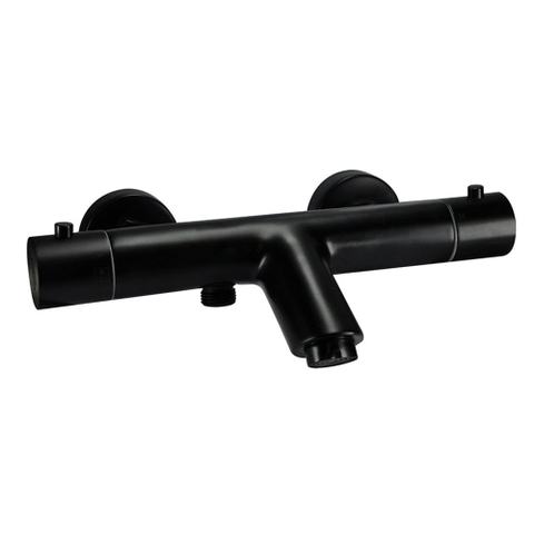 Xellanz Rio mitigeur de baignoire thermostatique 15 cm noir mat SW161920