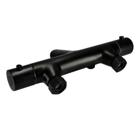 Xellanz Rio mitigeur de baignoire thermostatique 15 cm noir mat SW161920