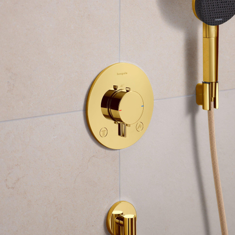Hansgrohe Ecostat comfort s Inbouw - thermostaat - 2 functies - goud SW1245323