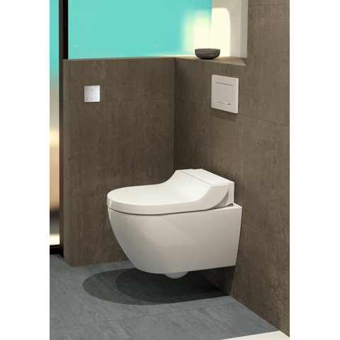 Geberit AquaClean Tuma Comfort Douchewc - spoelrandloos- wand - rimfree - glans wit SW87551