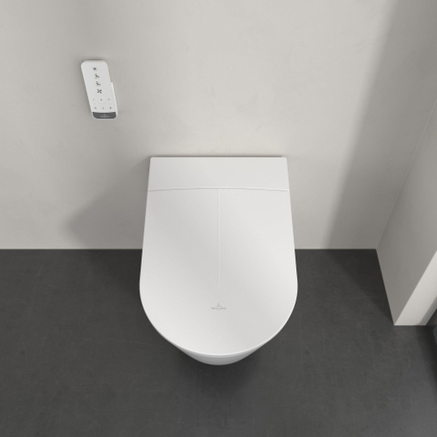 Villeroy & Boch Viclean douche wc - 60.9cm directflush ovaal - spoelrandloos - White Alpine (glans wit) SW1387014
