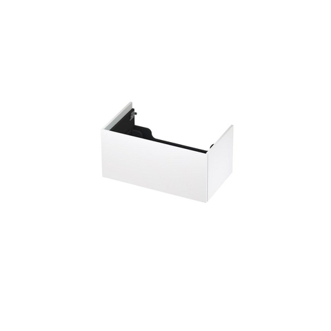 INK Wastafelonderkast - 80x45x37.6cm - 1 lade - push to open - met recht opdekfront - MDF lak - Mat wit SW439268