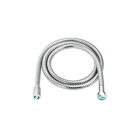 Fortifura Calvi Badkraan set - uitloop - 22cm inkortbaar - metalen slang - staafhanddouche - inbouwdeel - wandhouder - verchroomd chroom SW1242586
