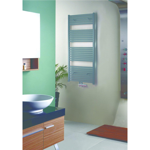 Royal Plaza Sorbus r radiator 50x140 496w recht met midden aansluiting grijs metallic SHOWROOMMODEL SHOW25875