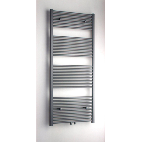 Royal Plaza Sorbus r radiator 50x140 496w recht met midden aansluiting grijs metallic SHOWROOMMODEL SHOW25875