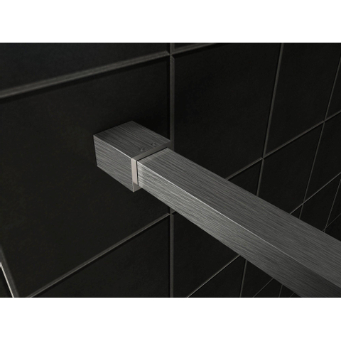 Wiesbaden Slim Profielset - met stabilisatiestang - 120cm - geborsteld staal (RVS) SW203912