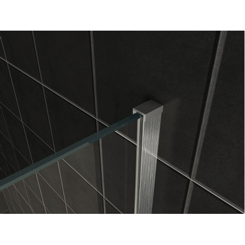 Wiesbaden Slim Profielset - met stabilisatiestang - 120cm - geborsteld staal (RVS) SW203912