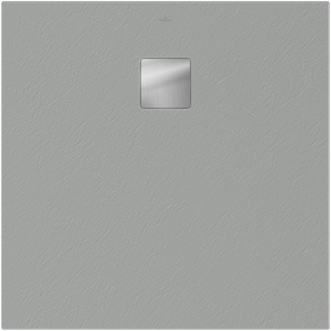 Villeroy & Boch Excello douchevloer - 90x90cm polyurethaan/acryl - Nature Grey (grijs) SW374671