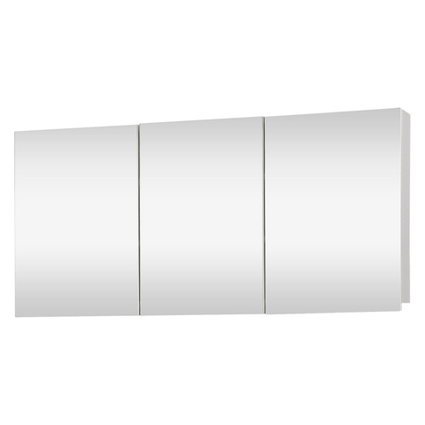 Differnz Brida spiegelkast 50x100x15cm 3 deuren wit SW204237