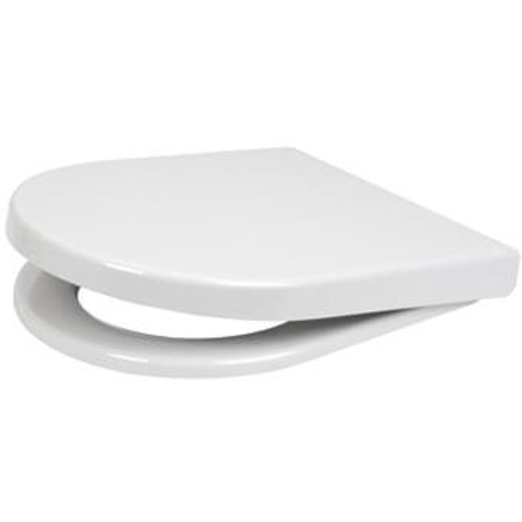 Plieger Plus & Compact abattant WC - forme D - compact - softclose - déclipsable - blanc 0271735