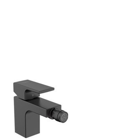 Hansgrohe Vernis Shape 1-gats bidetkraan - met waste - met voorsprong 12.4cm - mat zwart SW793612