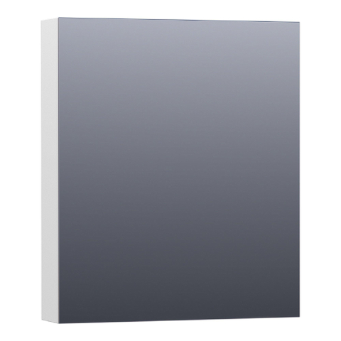 Saniclass Plain Armoire de toilette 59x70x15cm ouvrant sur la gauche Blanc mat SW393099