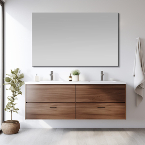 Saniclass Clear miroir – 100 x 70 cm – verre sans cuivre SW1413217