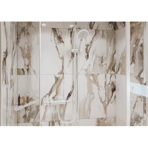 Hansgrohe AddStoris Q zeepkorf hoek - mat wit SW651204