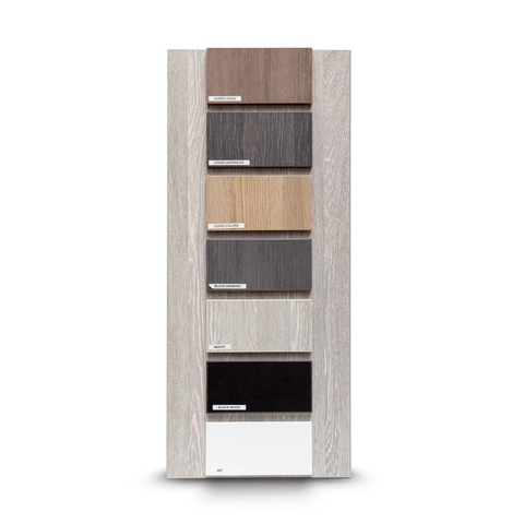 Saniclass Double Face Armoire toilette 120x70x15cm avec 2 portes et éclairage LED Legno Calore SW30768