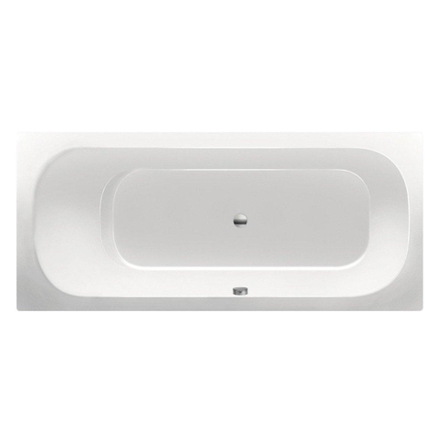 Xenz Aruba Ligbad - 170x75x48 - afvoer Midden - acryl - wit OUTLETSTORE STORE41967