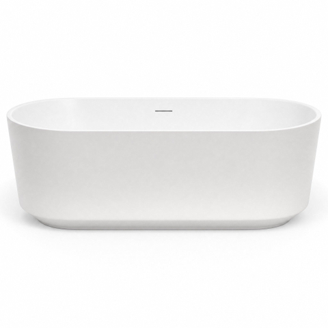 ZEZA Pure baignoire îlot - 170x80x58cm - acrylique - blanc mat SW962844