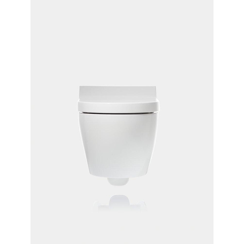 Geberit AquaClean Tuma Comfort Douchewc decorplaat - glas - met wandbediening - wit glans SW809476