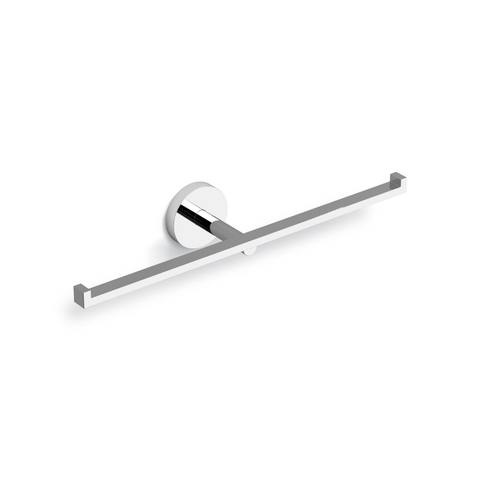 Clou Flat porte-rouleau de papier toilette 28,2x4,8cm double chrome SW9747