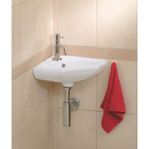 Wiesbaden Trevi Set lave mains complet 35x35cm céramique Blanc SW1287