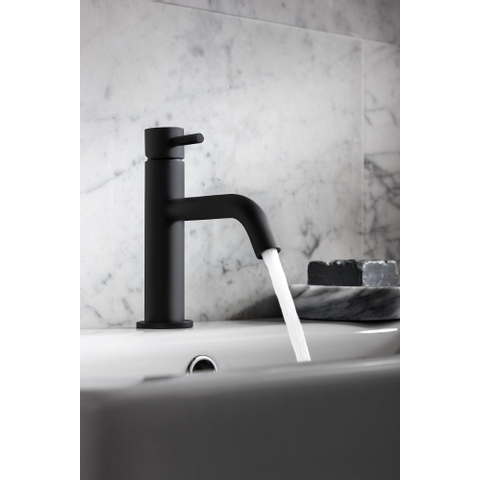 Crosswater MPRO Wastafelkraan - zonder waste - mat zwart SW209240