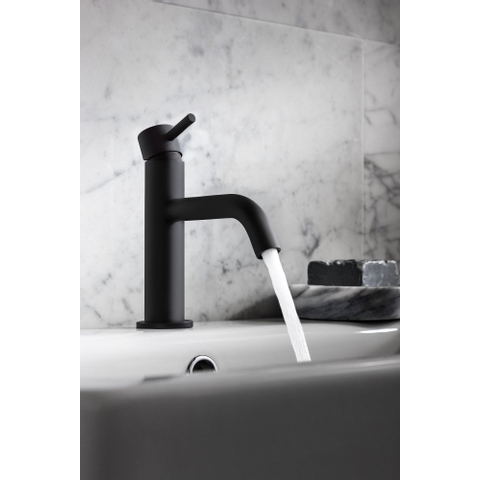 Crosswater MPRO Wastafelkraan - zonder waste - mat zwart SW209240